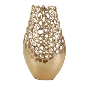 Florero de Metal de suministro de fábrica al por mayor para Decoración de mesa del hogar del hotel Maceta de India Export. - Product Image 6