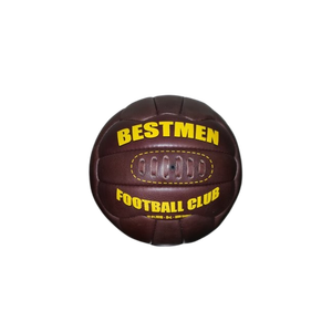 Balón de fútbol de cuero genuino Premium para todas las estaciones, accesorios de Partido de Unión duraderos de fútbol cosidos a mano de alta calidad - Product Image 1