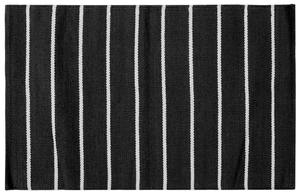 Tapis de porte en coton tissé à la main à rayures multicolores Produit en coton de qualité supérieure - Product Image 3