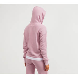 Ensemble de sweat-shirt à lavage acide personnalisé pour femmes, ensembles de survêtement à manches longues, veste à capuche zippée et pantalon évasé, ensembles de détente deux pièces - Product Image 4