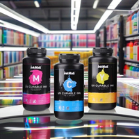 Kualitas tinggi Premium LED UV tinta lembut fleksibel keras untuk Digital Printer 500ml & 1000ml kompatibel perlengkapan