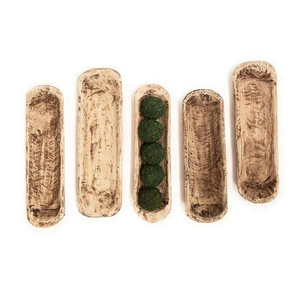 Best in Quality Custom Eco-Friendly Wooden <b>Candle</b> Bowl Farmhouse Hand <b>Carved</b> Custom Size Wood Dough Bowl for <b>Candles</b> - Product Image 4