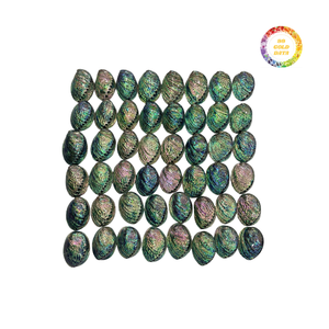 เปลือกหอยเป๋าฮื้อขัดมันพื้นผิวสีสันสดใสเหมาะสำหรับทำเครื่องประดับ - Product Image 1