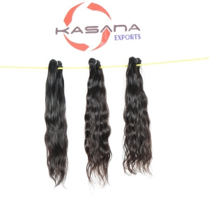 Paquet vietnamien couleur naturelle cheveux femmes noires brut pas cher en gros Machine Double trame 100% tissage Extensions de cheveux humains - Product Image 4