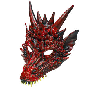 PUフォームティラノサウルスレックス現実的な<span class=keywords><strong>3D</strong></span>アニマルヘッドセットパーティー用 - Product Image 3
