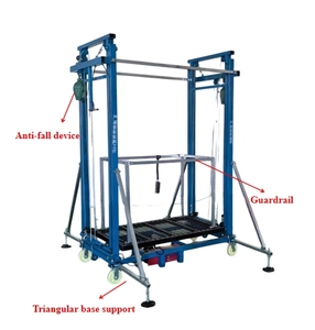 Elevador de Andamios para Carga Pesada con Plataforma de Elevación y <span class=keywords><strong>Polipasto</strong></span> Eléctrico para Andamios, que Soporta el Manejo Vertical de Materiales - Product Image 2