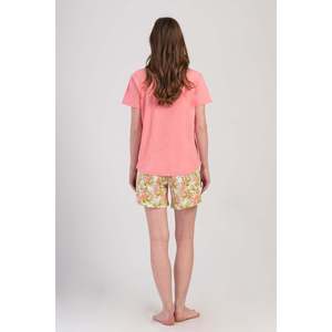 Conjunto de Top y Pantalón Corto Ovalado KADIN P.SUPREM O YAKA KISA KOL ETEGI - COTTONPINK - COTTONPINK - Product Image 4