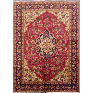 Alfombra persa Mashad única en su tipo de 9'9 x 6'7 - Product Image 1