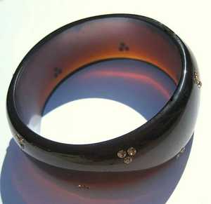 Top Selling Vintage Brown Neon Resin Acrylic <b>Bangle</b> <b>Bracelet</b> Indian DIY Angel Style Jewelry Design Wholesale Arrival - Product Image 3
