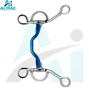 Almac พอร์ตสูง snaffle บิตสร้างขึ้นด้วยการมุ่งเน้นการควบคุมม้าและผู้ขับขี่มีความแม่นยำที่ดีสำหรับการจัดการกับม้าที่แข็งแกร่ง - Product Image 2
