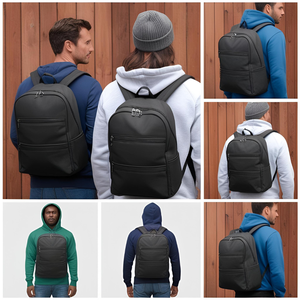 Sweat à capuche pour sac à dos personnalisé avec poche pour sac à dos intégrée pour hommes et femmes, idéal pour les voyages ou le streetwear - Product Image 2