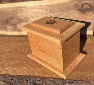 Urna Ecológica de Madera para Cremación de Mascotas |   Artesanía Hecha a Mano |   Suministro a Granel - Product Image 2