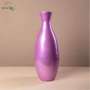 Jarrón Decorativo Artesanal de Bambú Hilado, Ecológico, Duradero, con Diseño Art Deco - Product Image 2