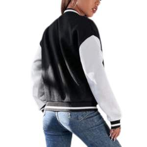 Blousons aviateur court pour femmes personnalisé vente en gros veste universitaire pour femmes - Product Image 6