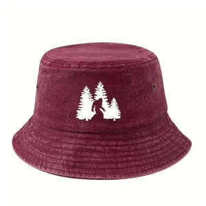 Chapeau Bob en Coton Personnalisé, Meilleure Vente, Unisexe, Usage Casual, Léger et Respirant, Impression Personnalisée en Couleur, Toutes Saisons - Product Image 1
