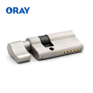 Euro Hồ Sơ Rắn Brass Chất Lượng Tròn Europrofile Key Châu Âu Cửa Xi Lanh 3 Phím Lớn Hình Bầu Dục Lỗ Mộng Xử Lý Khóa Ecutcheon - Product Image 4
