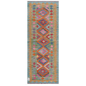 พรมกิลิม ไมมาณา อัฟกานิสถาน ขนาด 196 x 76 ซม. พรมปูพื้นและชุดพรม - Product Image 1