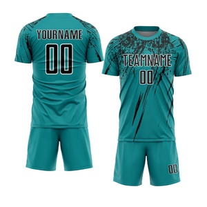 Ensemble de maillot de football personnalisé de haute qualité avec votre propre logo, uniforme de football personnalisé avec le nom de l'équipe, ensemble de football complet - Product Image 1