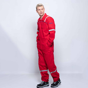 Combinaison uniforme de travail haute visibilité OEM pour hommes Nouvelle arrivée Combinaison de travail de sécurité imperméable Combinaison pour vêtements de travail - Product Image 2