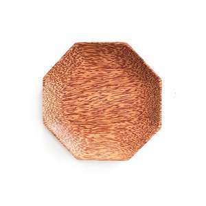 Assiettes réutilisables en bois de coco pour vaisselle écologique - Product Image 1