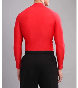 เสื้อออกกำลังกายพรีเมี่ยมสำหรับผู้ใหญ่2025เสื้อยืดรัดรูปผ้าใยไฟเบอร์สำหรับผู้ชายเสื้อสีทึบทันสมัยล่าสุด - Product Image 5