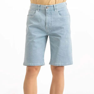 100%Cotton Denim Pants Baggy <b>short</b> denim Jeans <b>Shorts</b> Casual wear Summer <b>shorts</b> for <b>men</b> - Product Image 2