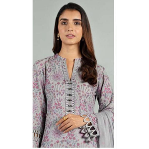 Conjuntos de Shalwar Kameez Dupatta Formales para Fiesta, para Mujer, 2024, Transpirables, de Poliéster y Algodón, para Todas las Temporadas, Servicio OEM Personalizable - Product Image 3