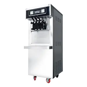 2.2kw vertical ice cream machine commercial fully automatic ice cream machine milk tea shop special sundae cone