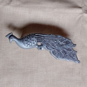 Mango de hierro fundido con forma de pavo real para cocina victoriana decorativa a bajo precio directo de fabricantes indios - Product Image 2