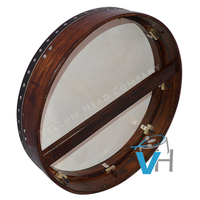 Tambor de Marco irlandés tradicional de 18 pulgadas Bodhran irlandés con logotipo personalizado con logotipo personalizable