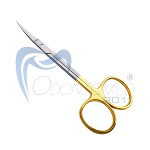Ciseaux chirurgicaux Odontomed 2011 de qualité supérieure, en carbure de tungstène, 4 1/2 pouces, courbés et tranchants, pour pansements professionnels - Product Image 4