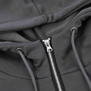 Sweat-shirts à capuche pour hommes d'hiver de haute qualité personnalisés, logo brodé, 100% coton biologique, polaire 220g, design avec poche, respirant - Product Image 5