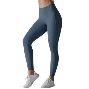 Leggings de sport sans couture extensibles et solides sur mesure pour femmes, très demandés, pour l'été, le yoga, la gym, l'entraînement, et tenue quotidienne tendance - Product Image 5
