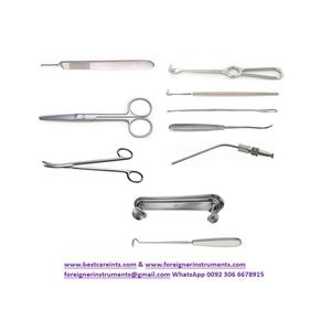 Ensemble d'instruments de chirurgie mineure en acier inoxydable de haute qualité pour utilisation en salle d'opération, certifié CE ISO, outils chirurgicaux réutilisables - Product Image 6