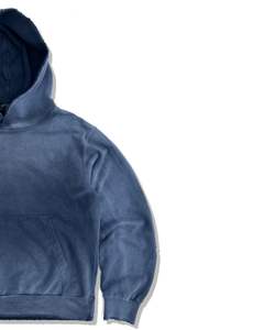 เสื้อมีฮู้ดผ้าฟลีซใส่ได้ทั้งชายและหญิงเสื้อสเวตเชิ้ตมีฮู้ดแบบสวมหัวโอเวอร์ไซส์ผ้าฝ้ายนุ่มมีกระเป๋าจิงโจ้ออกแบบได้ตามต้องการ - Product Image 3