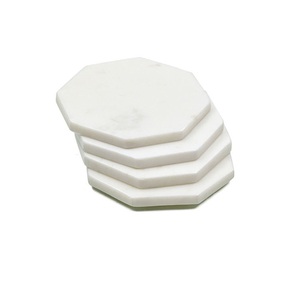 Indian Manufacturer White <b>Marble</b> <b>Coaster</b> Top Notch Quality <b>Coaster</b> Modern Style for Home Hotel at Bulk Wholesale Factory Price - Product Image 2