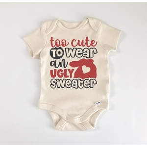 Divertido y Adorable Body para Recién Nacido, Ropa para Bebé Niño y Niña - Suéter Feo - Product Image 1