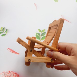 Giá Đỡ Điện Thoại Bằng Gỗ Giá Đỡ Điện Thoại Tùy Chỉnh Cổ Điển Giá Đỡ Điện Thoại Di Động Hình Ghế Dễ Thương Giá Sắp Xếp Đồ Bán Chạy - Product Image 5