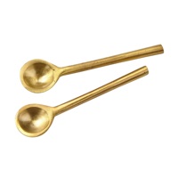 Cuillère à café de couverts de bonne qualité avec vernis mat pour la maison et l'hôtel à prix raisonnable Cuillère de couverts avec long manche