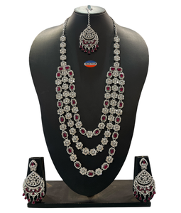 Ensemble de collier AD multicouche de qualité supérieure pour femmes améliore les tenues traditionnelles pour le mariage et le festival - Product Image 6