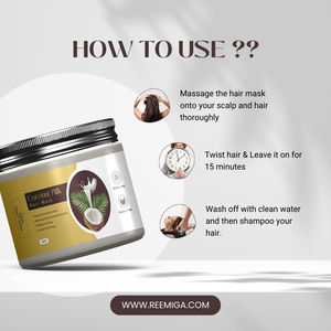 Crème capillaire à la crème de coco de votre marque avec des bienfaits hydratants, lissants et nourrissants pour tous les types de cheveux - Product Image 3