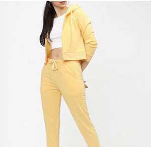 Último Estilo Invierno Vintage Forrado Color Personalizado Mujer Crop Top Sudaderas con Capucha Venta al por Mayor Personalizadas - Product Image 5