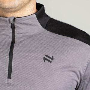 Vente en gros GAA Zip Top Half Zip Top Sweat Tops Hommes 100% Polyester Demi Zipper Chemises Personnalisé Prix Pas Cher pour Hommes - Product Image 6