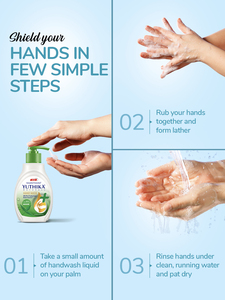 Yuthika Naturals 500ml Neem <b>Hand</b> Wash 100% Natural Extracts pH Balanced Liquid Form - Product Image 2