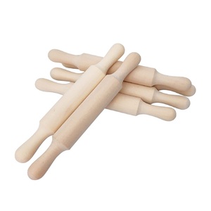 Rouleau à pâtisserie en bois de qualité supérieure pour pâte à pâtisserie et pizza bois dur naturel antiadhésif facile à nettoyer - Product Image 4