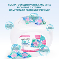 5 en 1 – Capsules désodorisantes écologiques pour vêtements, parfum longue durée – 100 capsules, marque privée