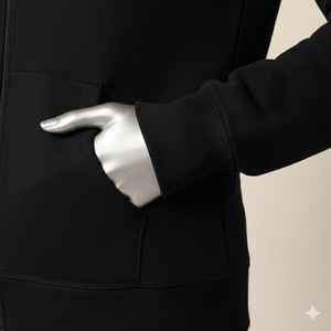 Sudadera con Capucha de Lujo Estilo Hip Hop con Logotipo Frontal Estampado para Hombre, Varios Colores, 100% Poliéster, Felpa, Estilo Urbano, Talla Grande - Product Image 3