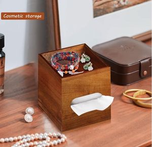 Boîte de rangement en bois de noyer grande boîte de rangement en bois de luxe fait à la main noir - Product Image 6