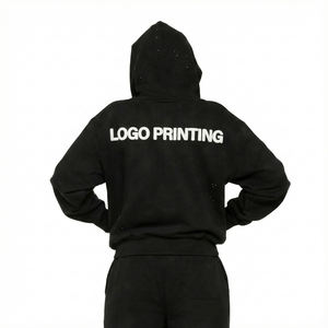 Sudaderas con Capucha de Invierno Gruesas para Hombre, Tallas Grandes, con Estampado de Logotipo al por Mayor, Sudaderas Modernas con Estampado 3D, Deportivas, Cómodas - Product Image 3