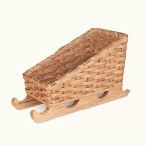 Traîneau en bois avec décoration de Noël finie blanche Décoration extérieure à bas prix - Product Image 6